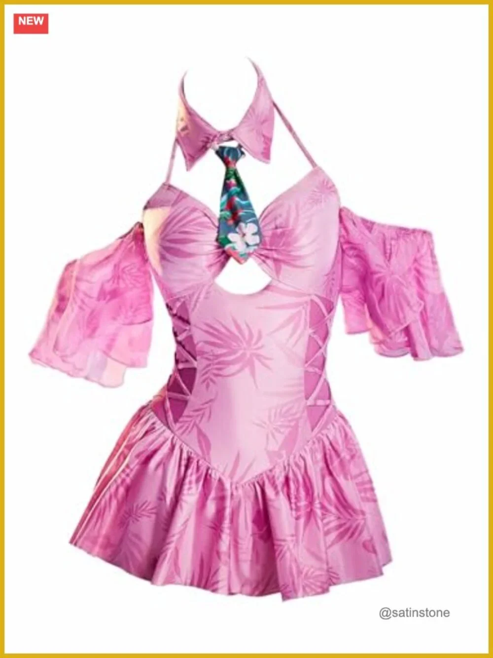 Anime One Piece Swimsuit Cosplay Bunny Rave Swimwear